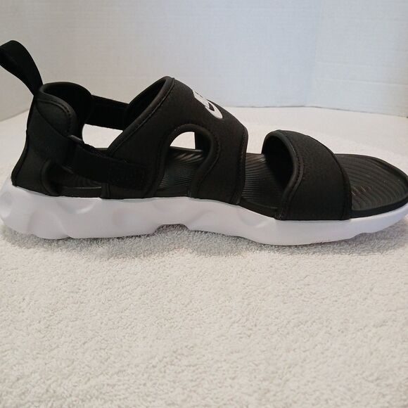 Nike Owaysis Womens Black/White Sandals CK9283-002 Size 8 Adjustable Strap - Picture 6 of 16
